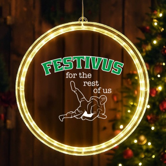Festivus, For The Rest Of Us LED Christmas Window Lights
