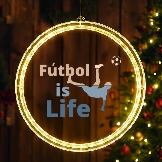 Football is life LED Christmas Window Lights
