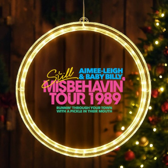 Righteous Gemstones Misbehavin LED Christmas Window Lights