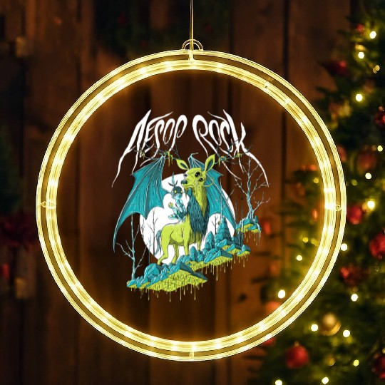 Aesop Rock Merch Deer Men Women Kid Youth LED Christmas Window Lights