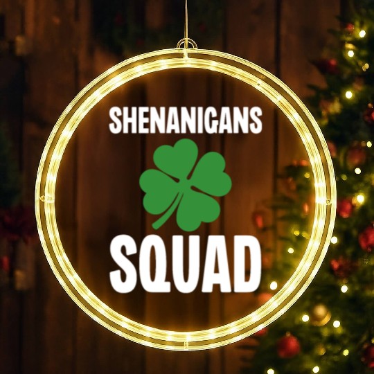 Shenanigans Squad LED Christmas Window Lights