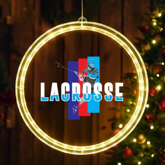 Lacrosse University Champions LED Christmas Window Lights