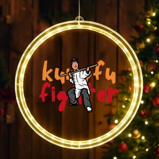 Kungfu Fighter LED Christmas Window Lights