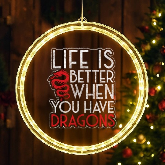 Fantasy Dragon Scales Monster Chinese Dragon LED Christmas Window Lights