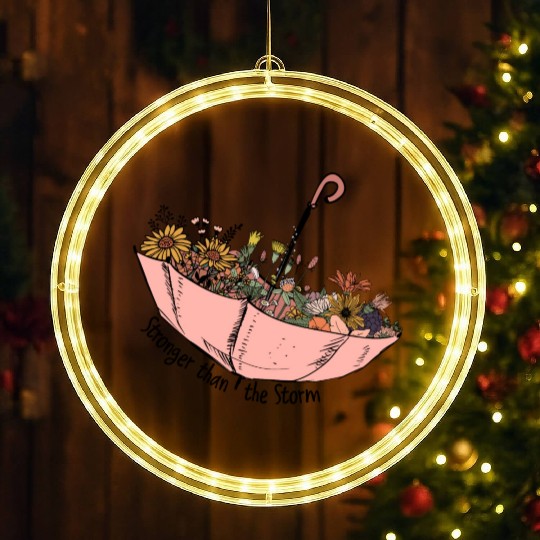 Stronger than the storm sublimation LED Christmas Window Lights