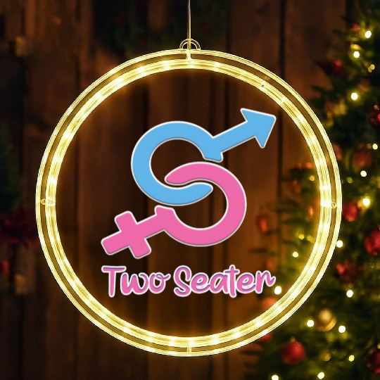 Silk road tees two seater funny LED Christmas Window Lights