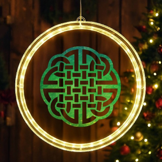 Celtic Knot LED Christmas Window Lights