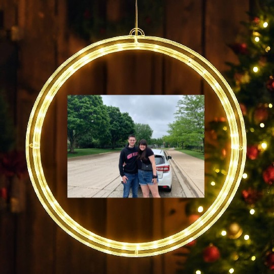 Emily and her boyfriend LED Christmas Window Lights