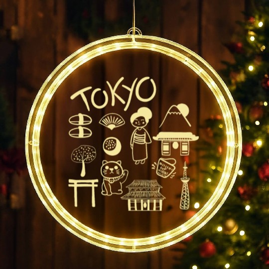 Tokyo & More Tourist Gift LED Christmas Window Lights