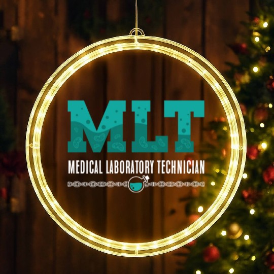 Lab Tech MLT Medical Laboratory Technician Science LED Christmas Window Lights