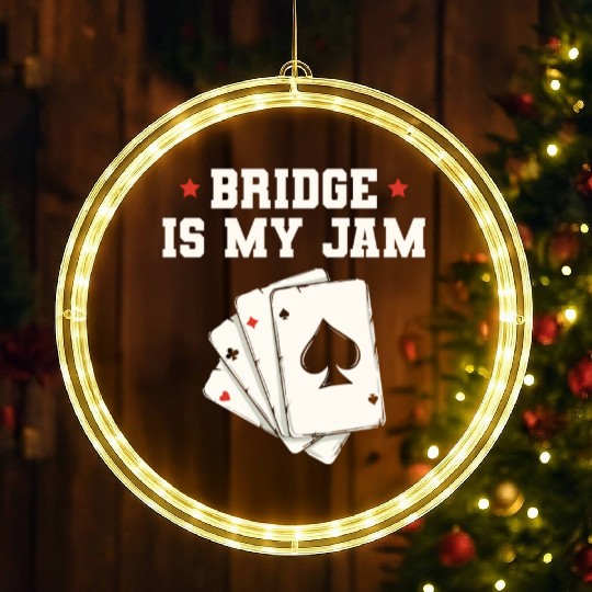 Bridge is my jam Design for a Bridge Nerd LED Christmas Window Lights