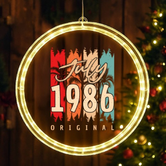 Born July 1986 LED Christmas Window Lights