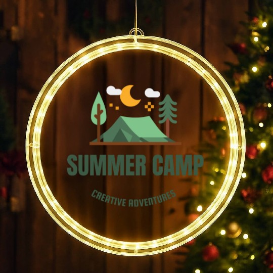 Summer Camp LED Christmas Window Lights