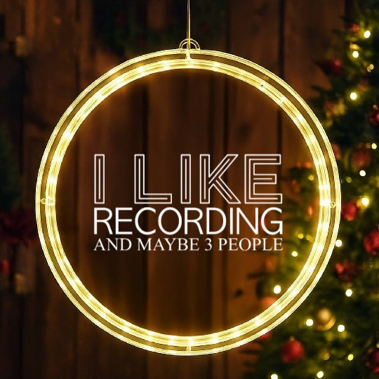 I Like Producing And Maybe Three People LED Christmas Window Lights