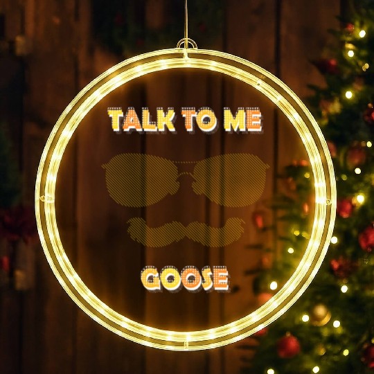 Talk To Me Goose LED Christmas Window Lights