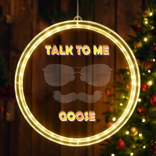 Talk To Me Goose LED Christmas Window Lights