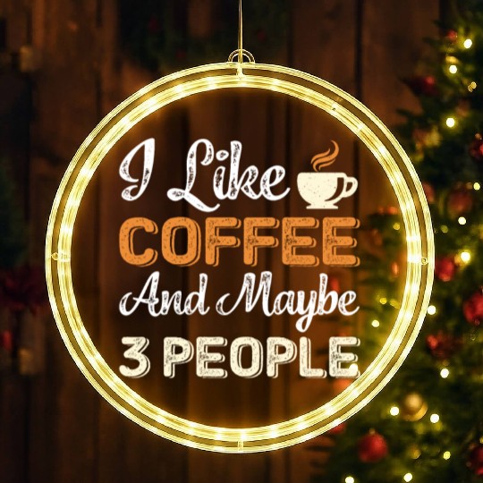Coffee Gift LED Christmas Window Lights