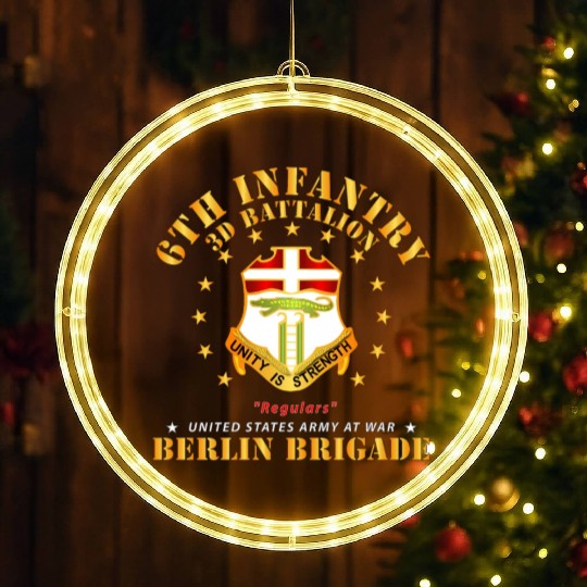 Army 3d Battalion 6th Infantry Berlin Brigade X 30 LED Christmas Window Lights