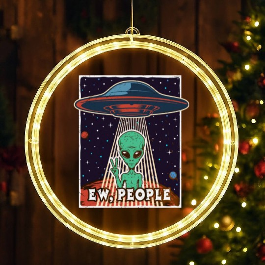 Ew people LED Christmas Window Lights