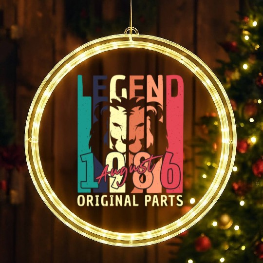 August 1986 Gift Idea LED Christmas Window Lights