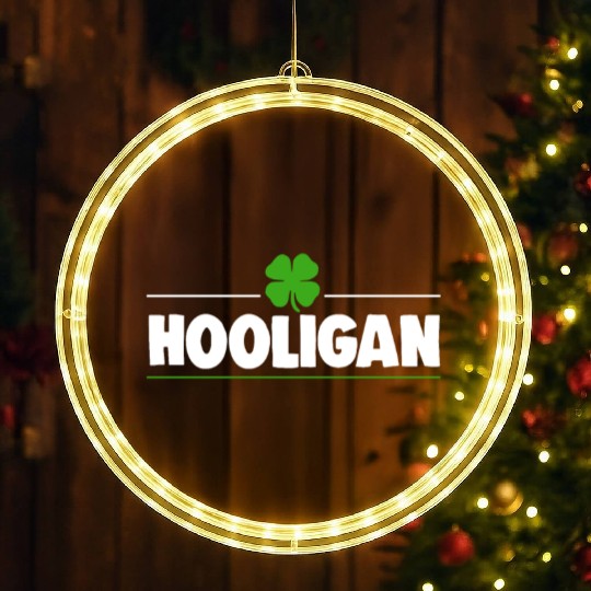 Hooligan Ireland Clover LED Christmas Window Lights