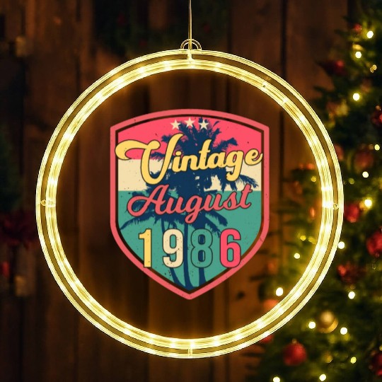 August 1986 Gift Idea LED Christmas Window Lights