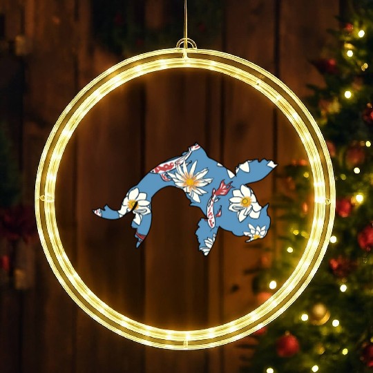 Koi Carp Japan Fish Colorful Pond Hobby LED Christmas Window Lights