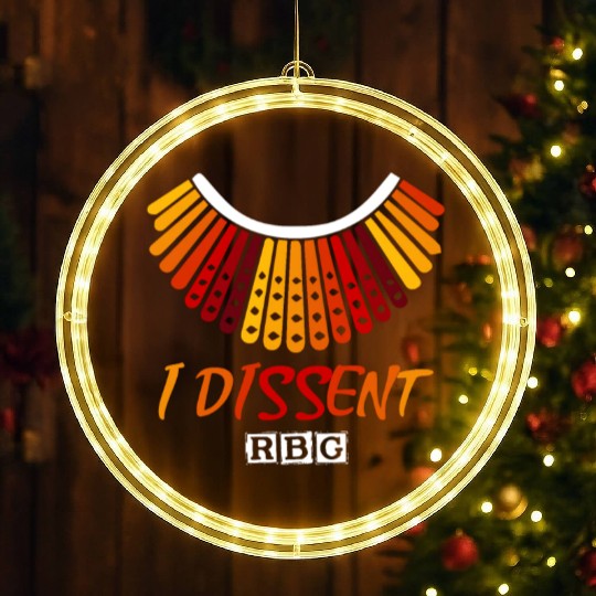 I dissent RBG LED Christmas Window Lights