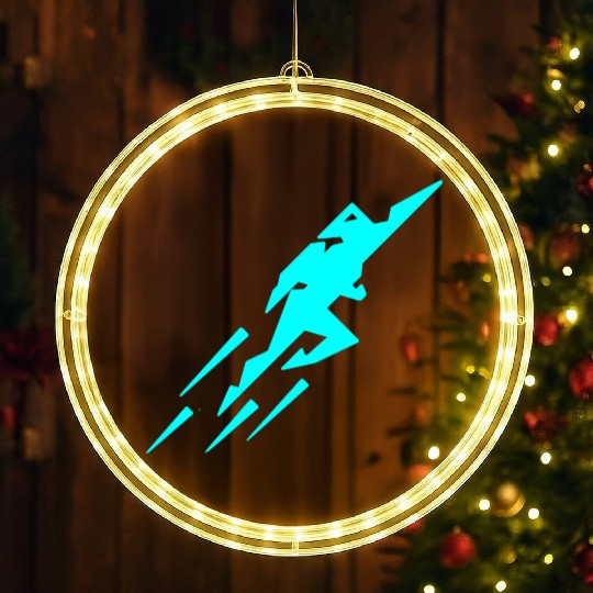 Rocket Man LED Christmas Window Lights