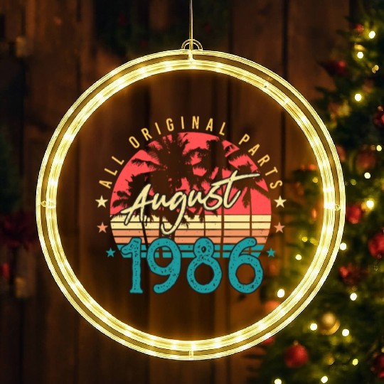 August 1986 Gift Idea LED Christmas Window Lights