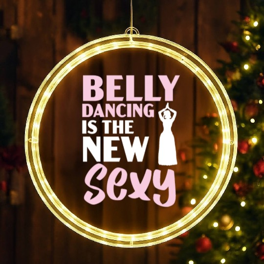 Belly Dancing Is The New Sexy Dance Belly Dancer LED Christmas Window Lights