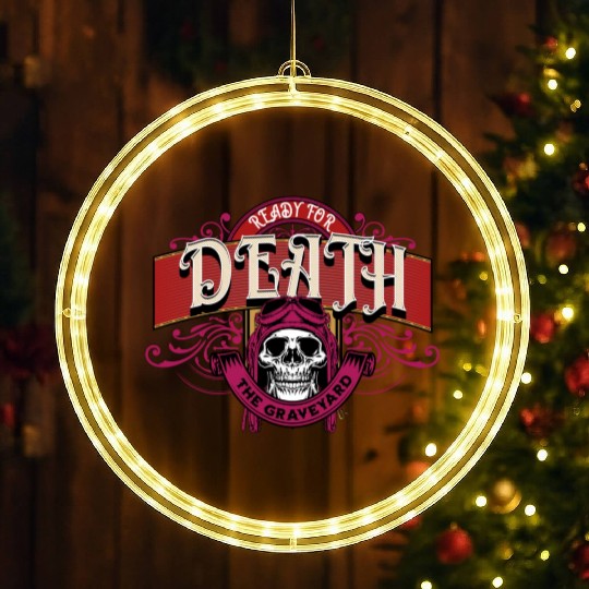 Death:The Graveyard LED Christmas Window Lights