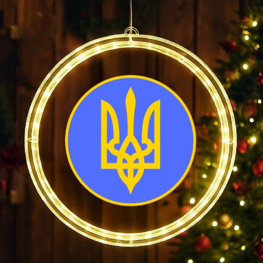Ukraine trident LED Christmas Window Lights