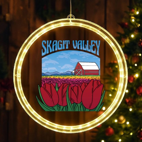 Skagit Valley Tulips Skagit Valley Tulips gift ins LED Christmas Window Lights
