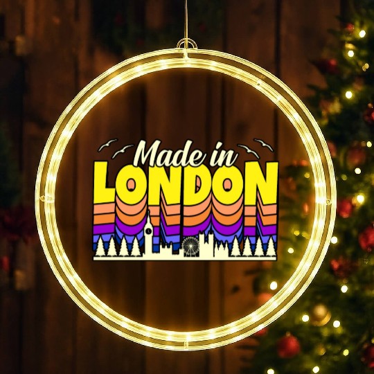 London Funny Gift Idea LED Christmas Window Lights