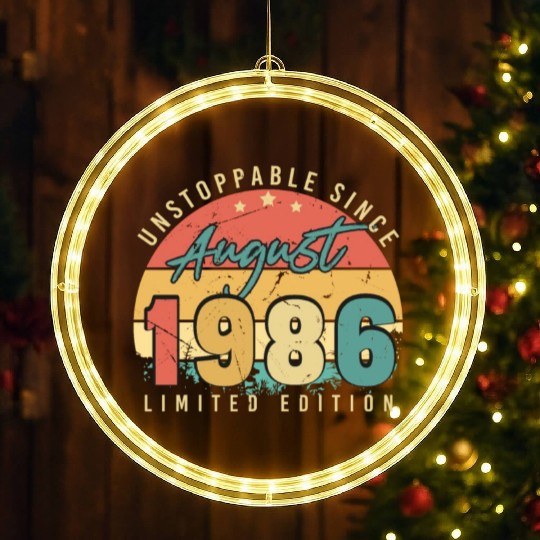Gift Idea For August 1986 LED Christmas Window Lights