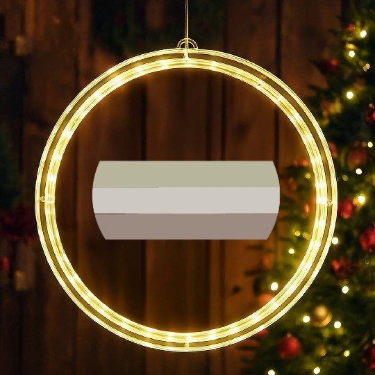 Camouflage Circle Center only LED Christmas Window Lights