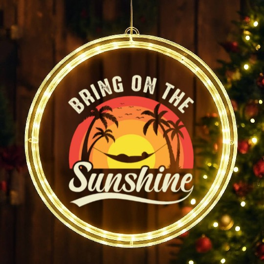 Bring On The Sunshine LED Christmas Window Lights
