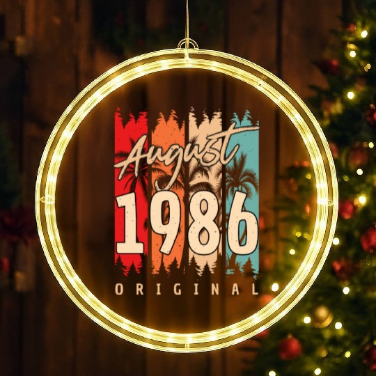 Gift Idea For August 1986 LED Christmas Window Lights