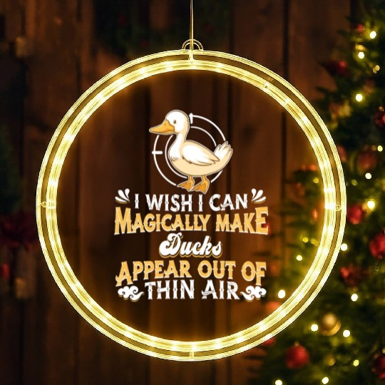 Duck Hunting LED Christmas Window Lights