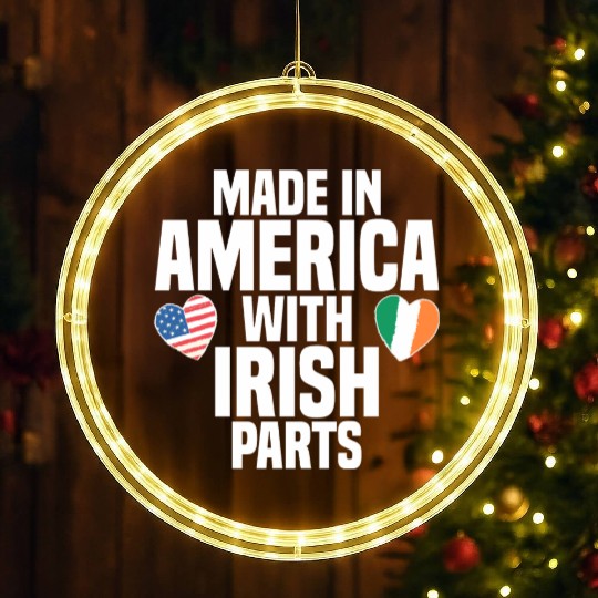 MADE IN AMERICA WITH IRISH PARTS LED Christmas Window Lights