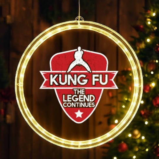 Kung Fu The Legend Continues LED Christmas Window Lights