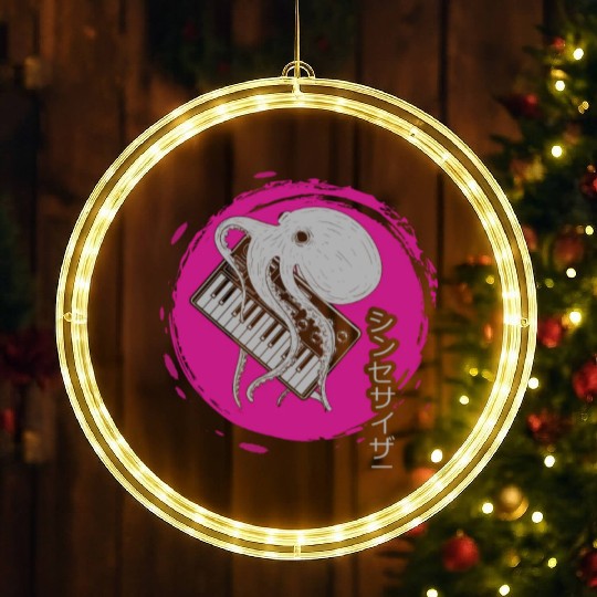 Synth Octopus Modular Synthesizer Keyboard Japanes LED Christmas Window Lights