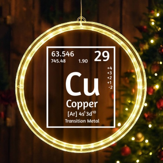 copper Element LED Christmas Window Lights