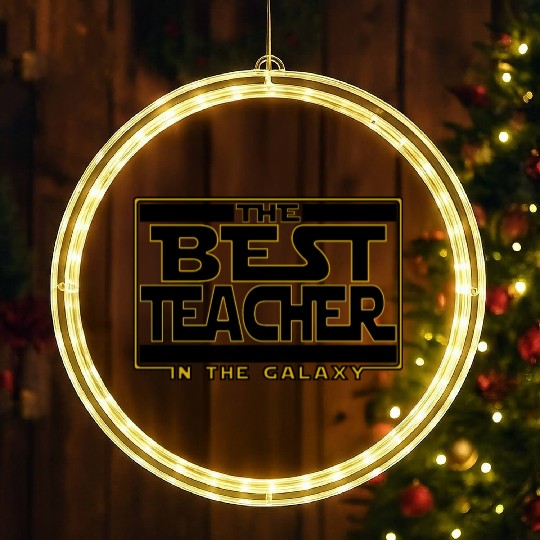 The best teacher in the galaxy LED Christmas Window Lights