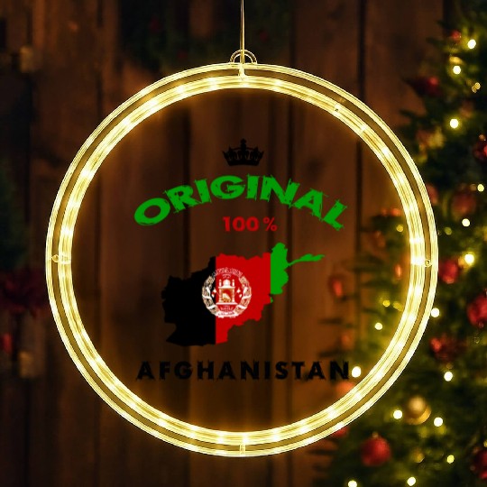 Afghanistan original 100% flag design LED Christmas Window Lights