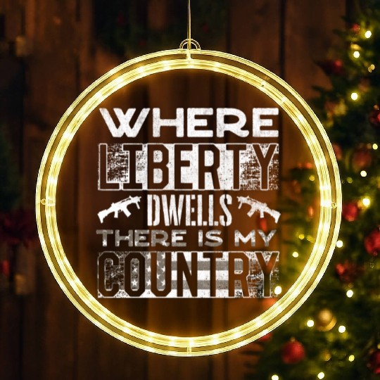 US Patriotic Quotes, Patriot, Patriots LED Christmas Window Lights