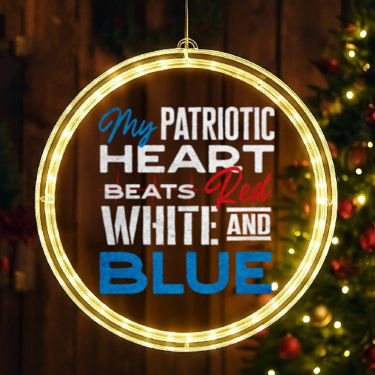 US Patriotic Quotes, Patriot, Patriots LED Christmas Window Lights