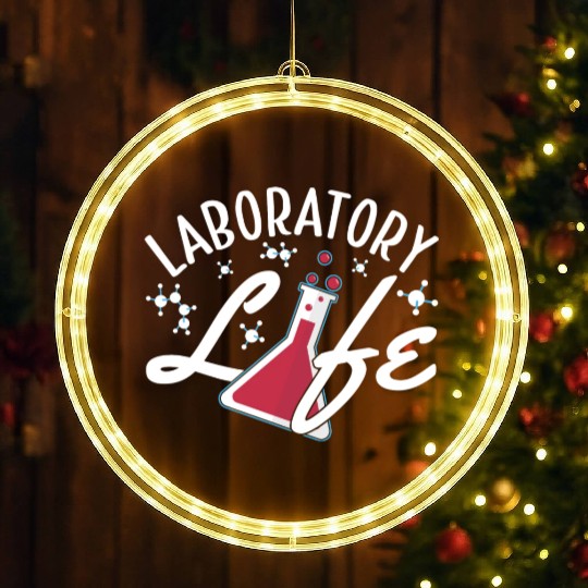 Medical Technologist Science Lover LED Christmas Window Lights