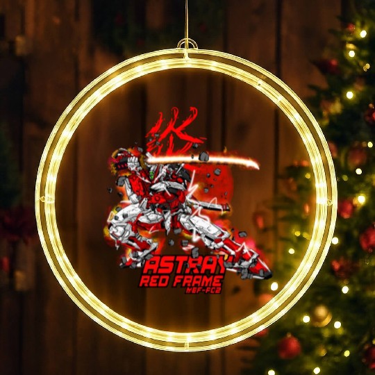 ASTRAY RED FRAME GUNDAM LED Christmas Window Lights